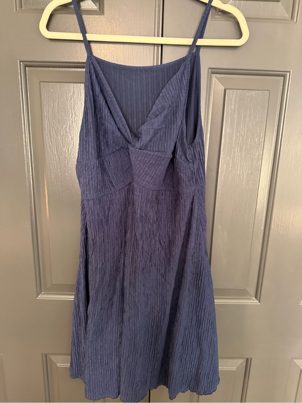 Navy Spaghetti Strap Sundress